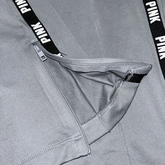 Pink Victoria’s Secret Gray High waist Track Pants(Size Small) - Picture 9 of 10